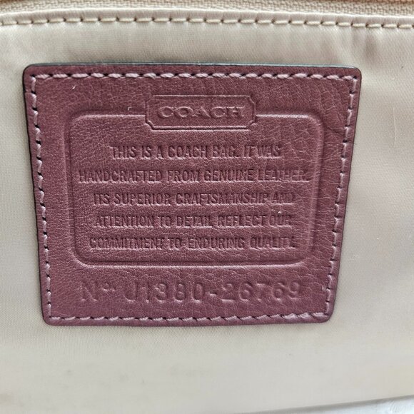 Coach Madison Leather East/West Tote! - Picture 6 of 11